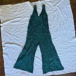 Anthropologie Teal Jumpsuit